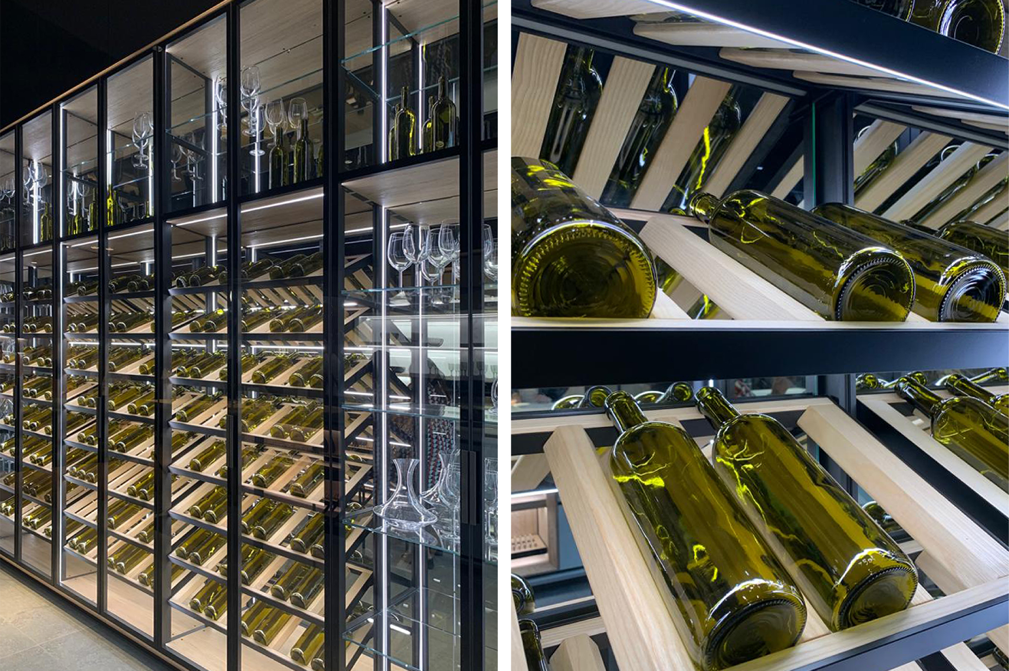 A beautiful wine cellar for your home.